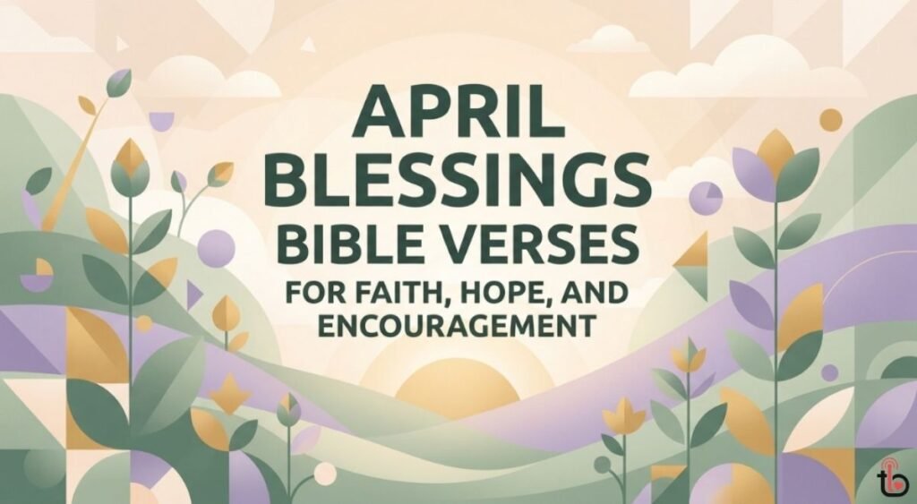 April Blessings Bible Verses for Faith, Hope, and Encouragement