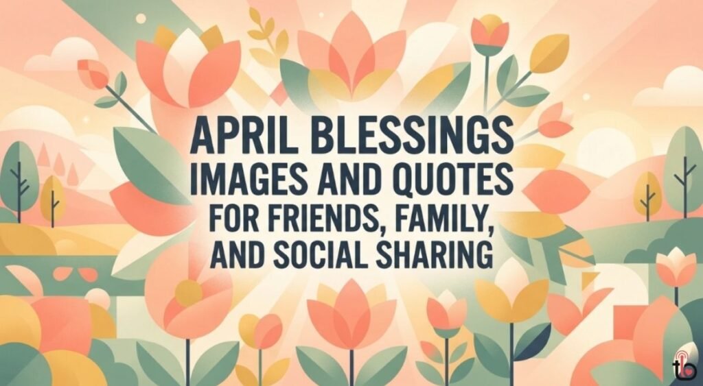 April Blessings Images and Quotes for Friends, Family, and Social Sharing