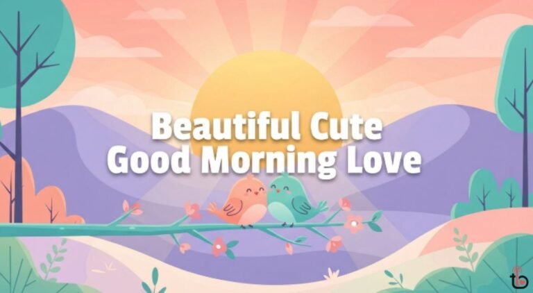 Beautiful Cute Good Morning Love