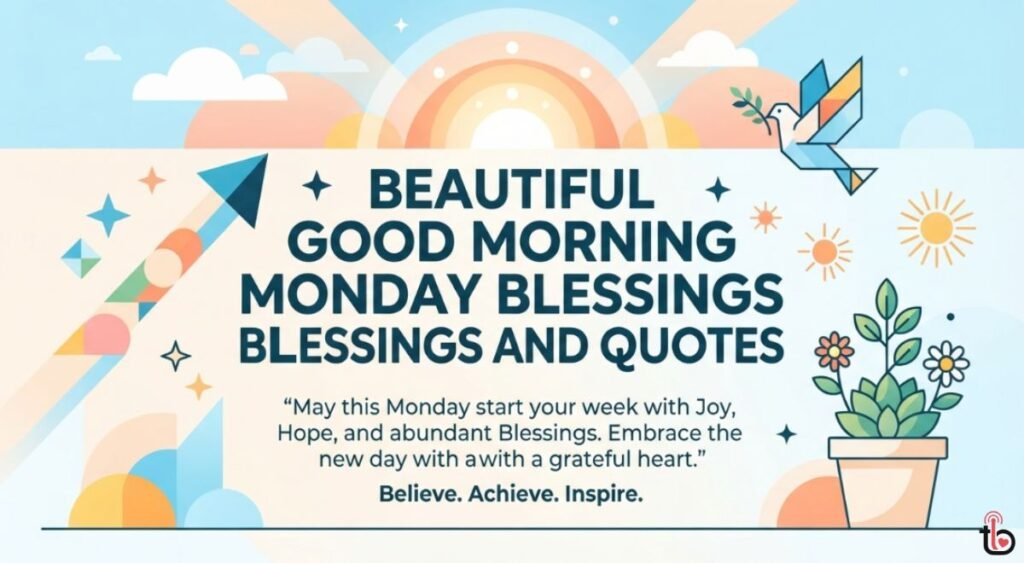 Beautiful Good Morning Monday Blessings and Quotes