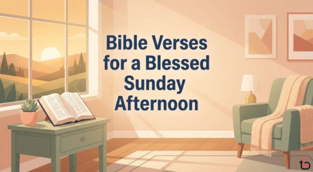 Bible Verses for a Blessed Sunday Afternoon
