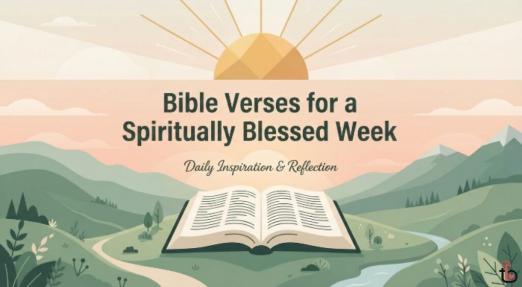 Bible Verses for a Spiritually Blessed Week