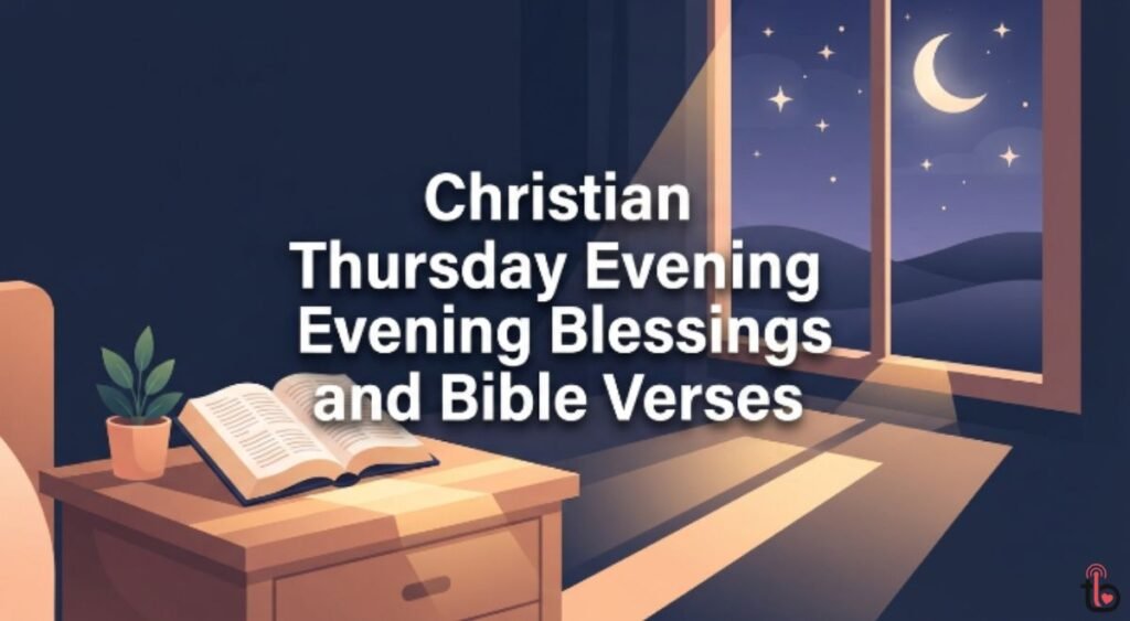 Christian Thursday Evening Blessings and Bible Verses