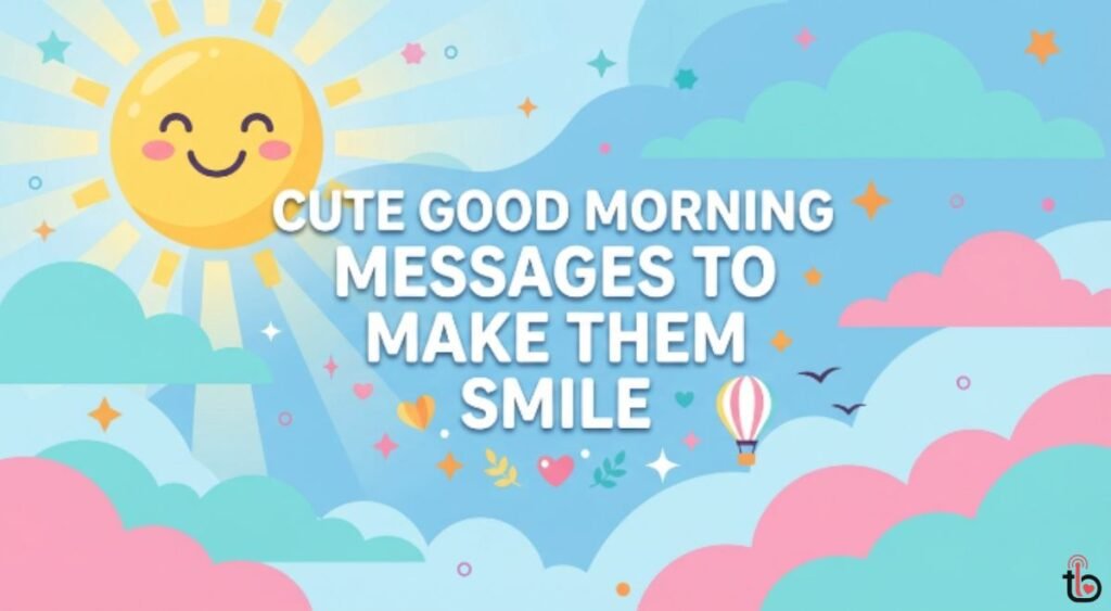 Cute Good Morning Messages to Make Them Smile