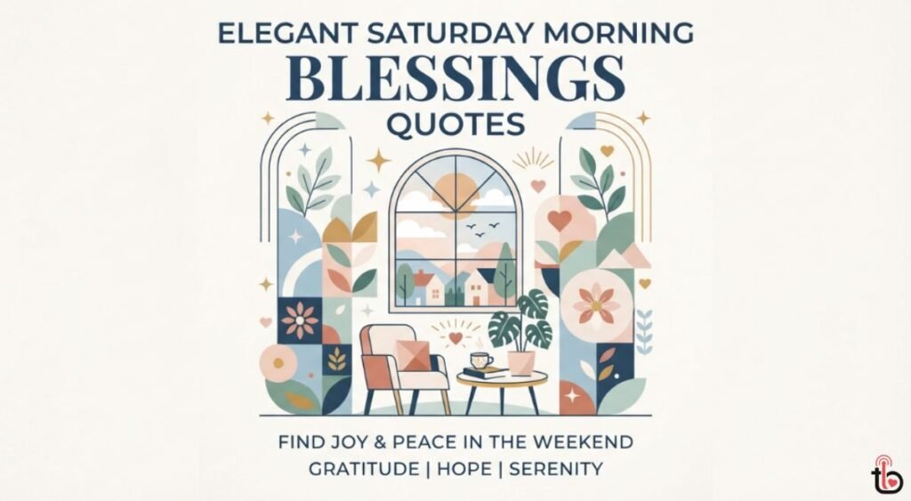 Elegant Saturday Morning Blessings Quotes