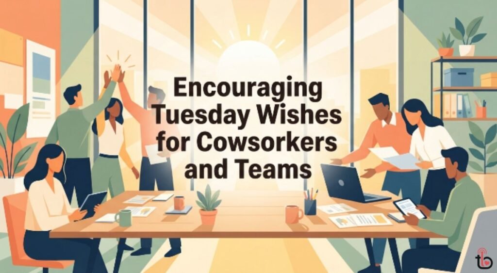 Encouraging Tuesday Wishes for Coworkers and Teams