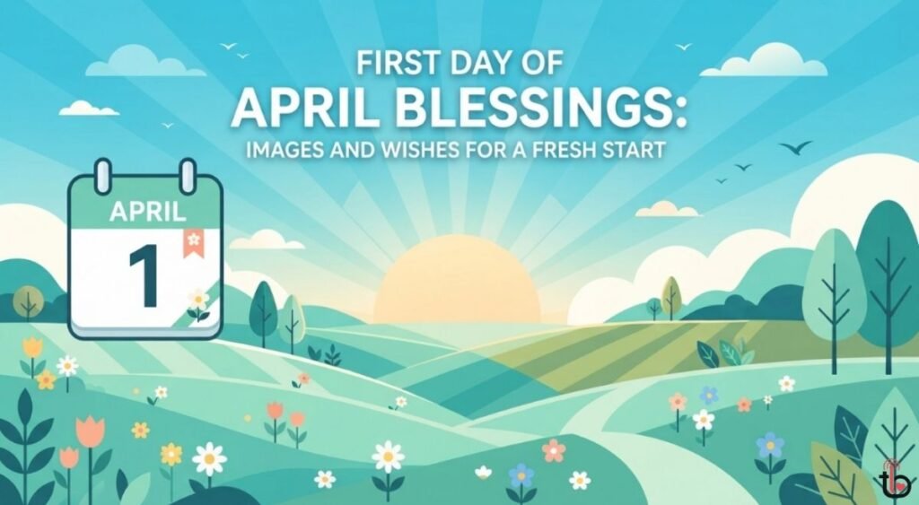 First Day of April Blessings: Images and Wishes for a Fresh Start