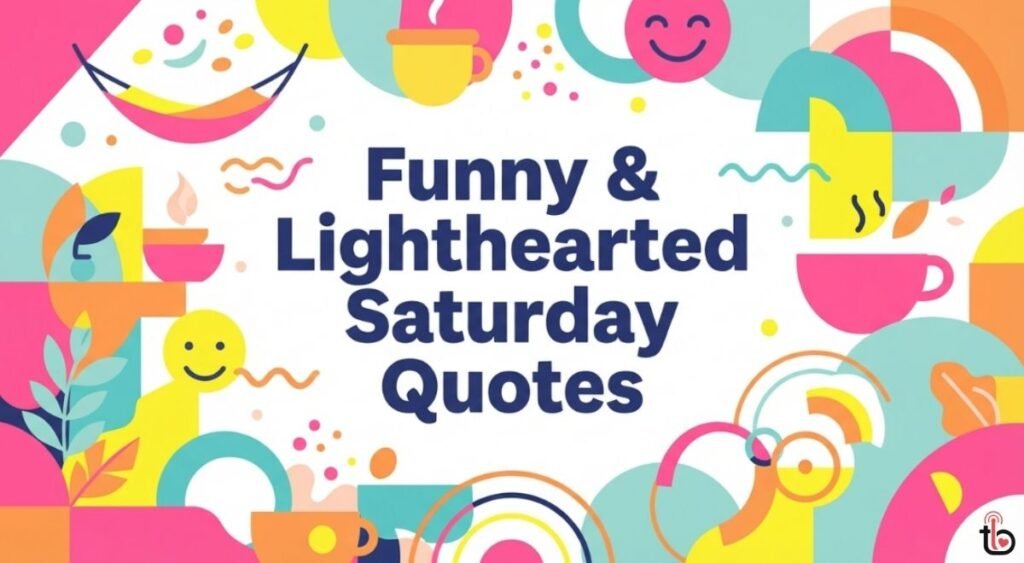 Funny & Lighthearted Saturday Quotes
