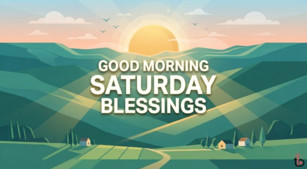 Good Morning Saturday Blessings