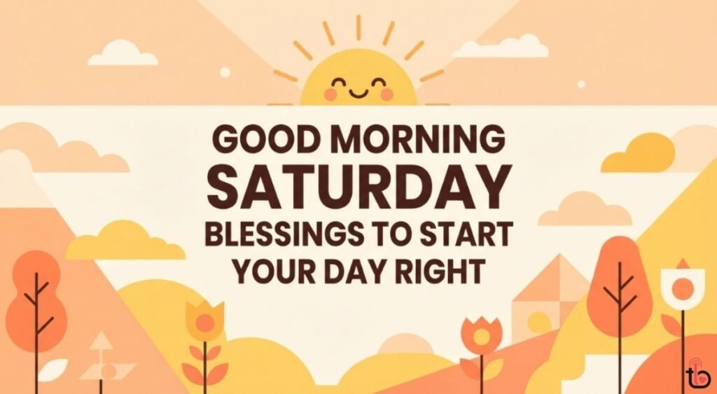 Good Morning Saturday Blessings to Start Your Day Right