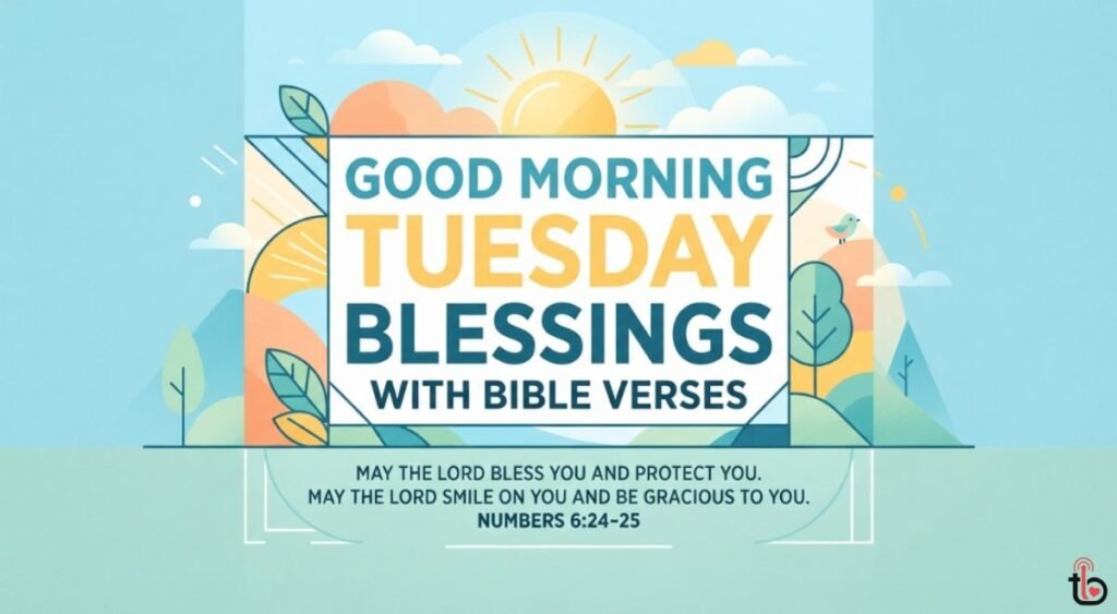 Good Morning Tuesday Blessings with Bible Verses