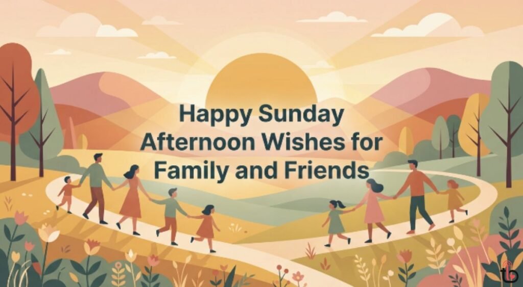 Happy Sunday Afternoon Wishes for Family and Friends