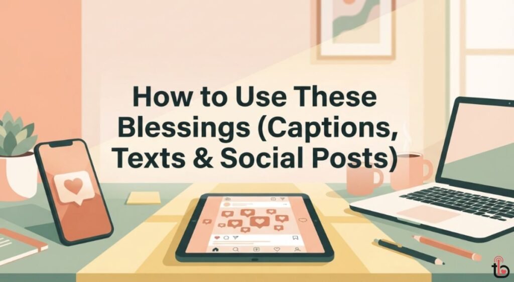 How to Use These Blessings (Captions, Texts & Social Posts)
