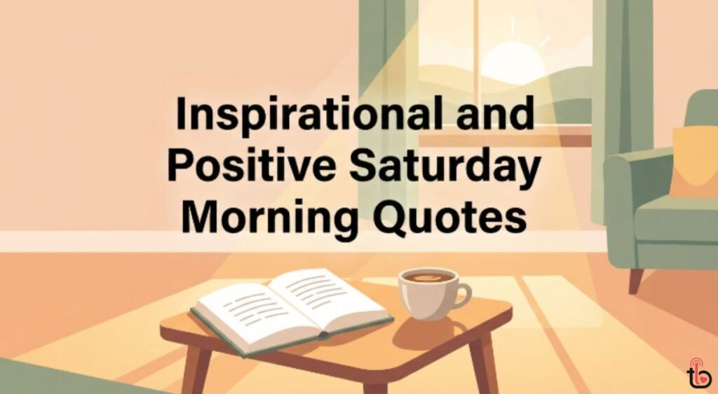 Inspirational and Positive Saturday Morning Quotes