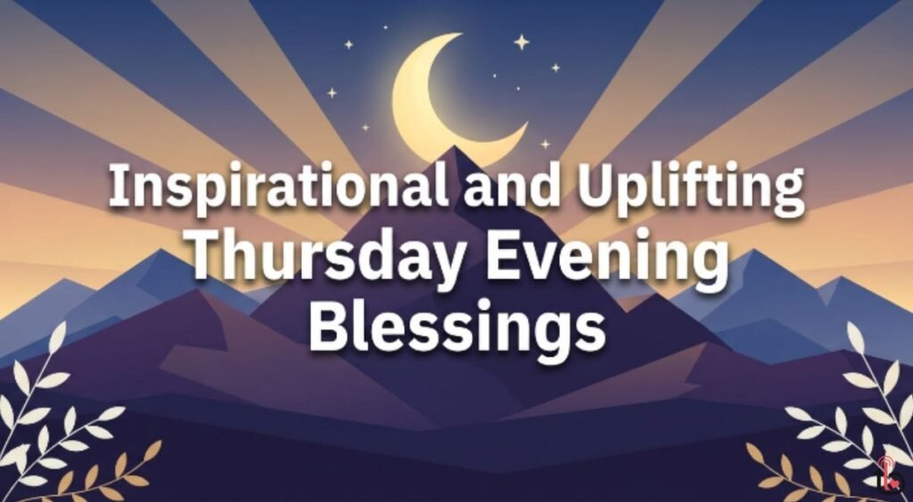 Inspirational and Uplifting Thursday Evening Blessings