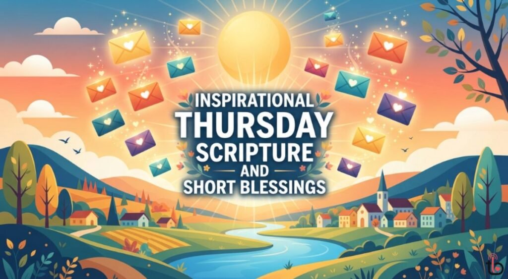 Inspirational Thursday Scripture and Short Blessings