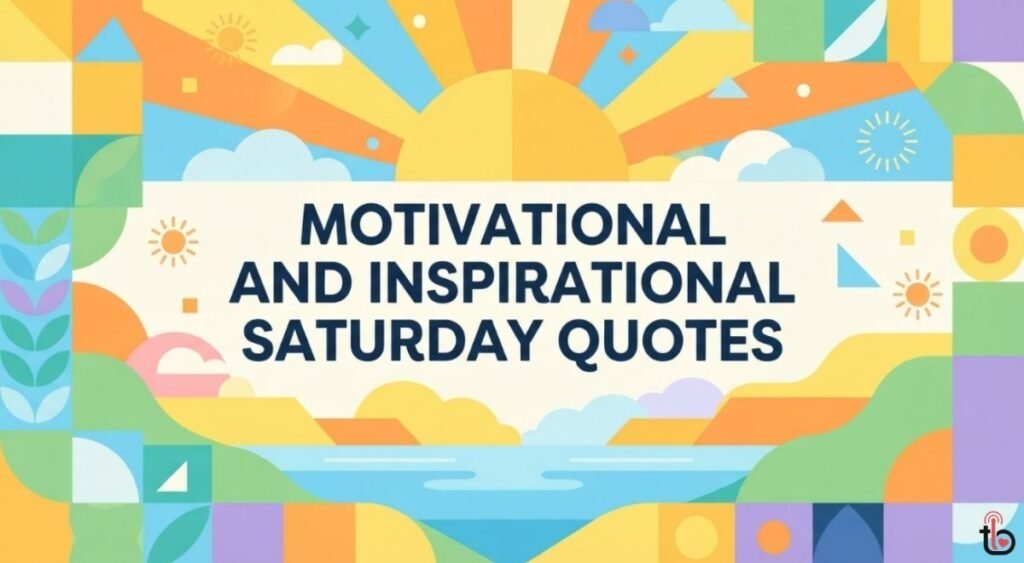 Motivational and Inspirational Saturday Quotes