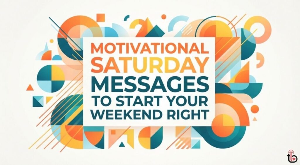 Motivational Saturday Messages to Start Your Weekend Right