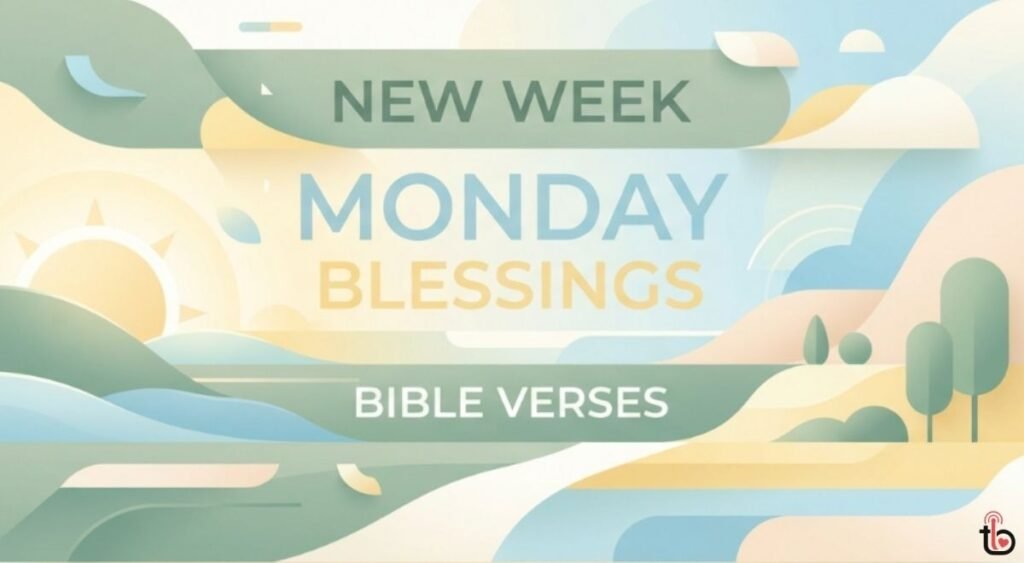 New Week Monday Blessings Bible Verses