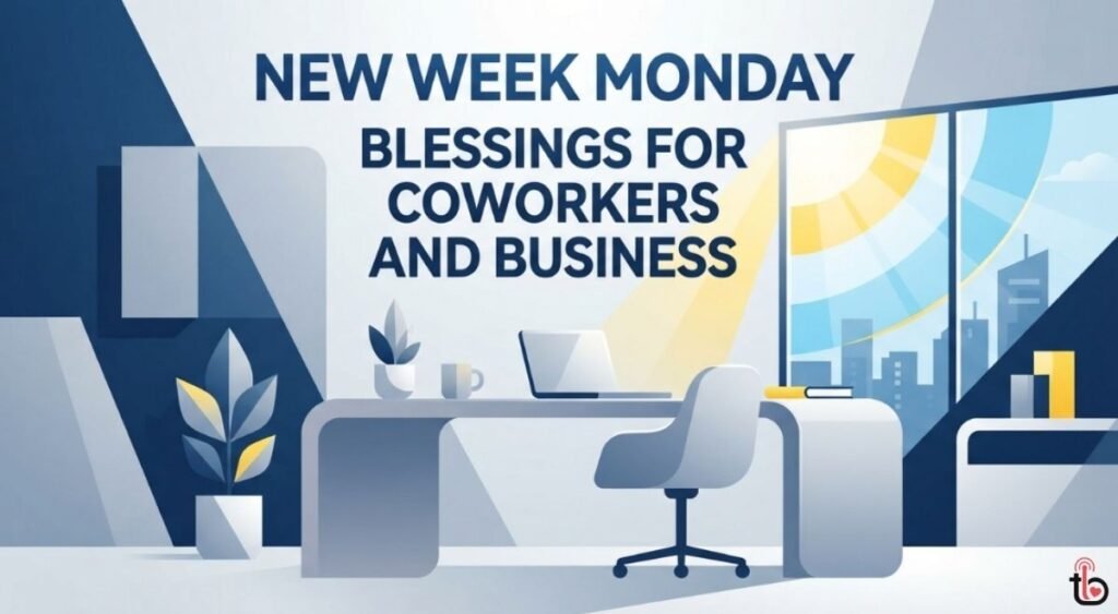New Week Monday Blessings for Coworkers and Business