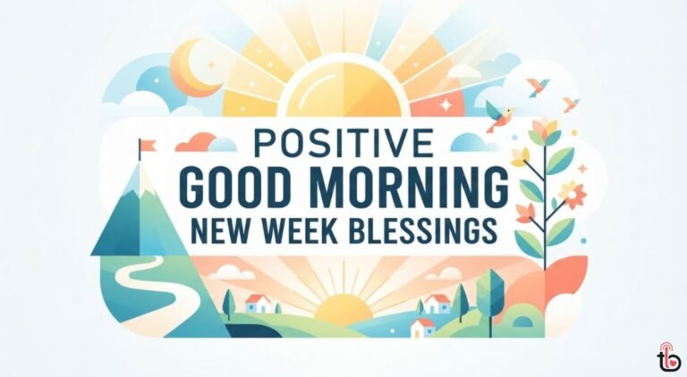 Positive Good Morning New Week Blessings