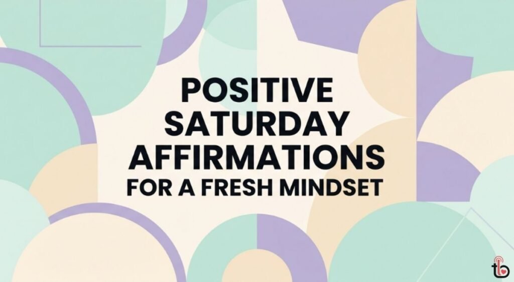 Positive Saturday Affirmations for a Fresh Mindset