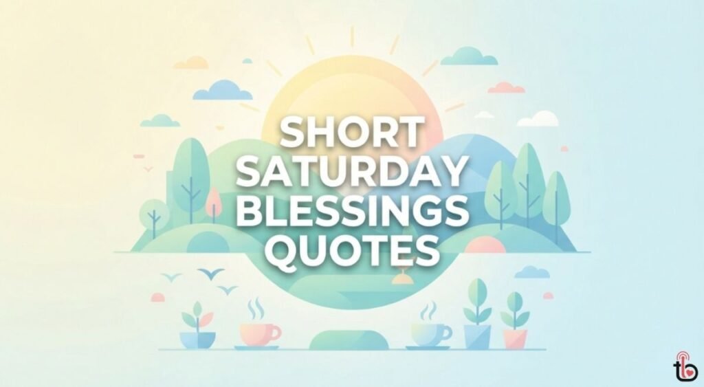 Short Saturday Blessings Quotes