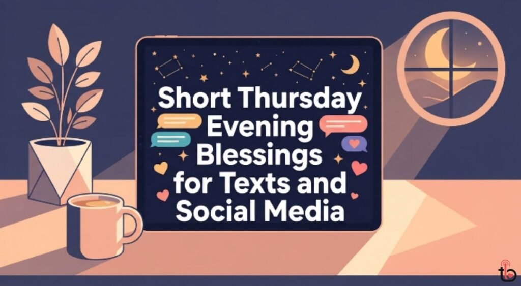 Short Thursday Evening Blessings for Texts and Social Media