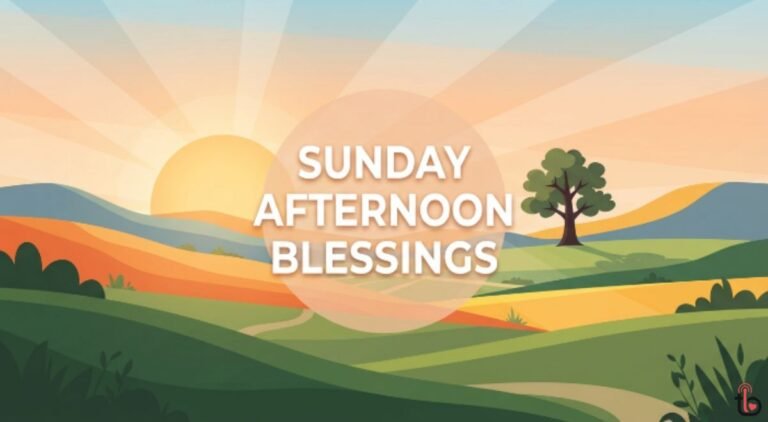 100+ Sunday Afternoon Blessings: Prayers, Quotes, and Wishes to Share Sunday Afternoon Blessings