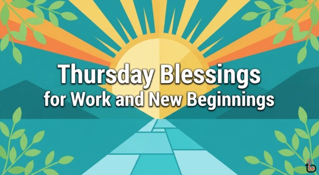 Thursday Blessings for Work and New Beginnings
