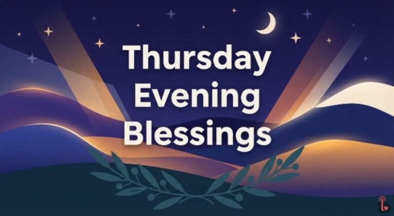 250+ Thursday Evening Blessings: Quotes, Prayers and Wishes for a Peaceful Night Thursday Evening Blessings