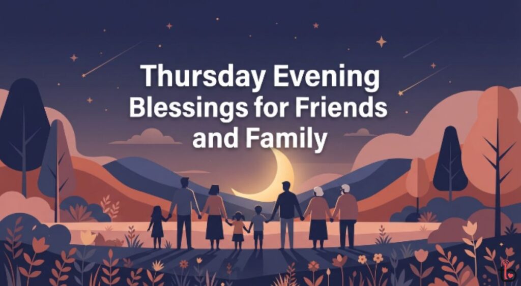Thursday Evening Blessings for Friends and Family