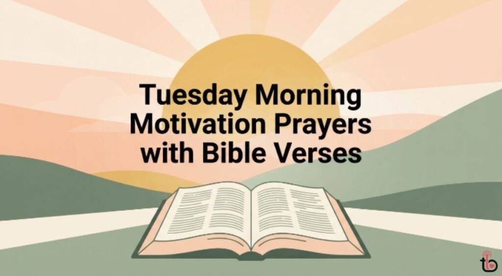 Tuesday Morning Motivation Prayers with Bible Verses