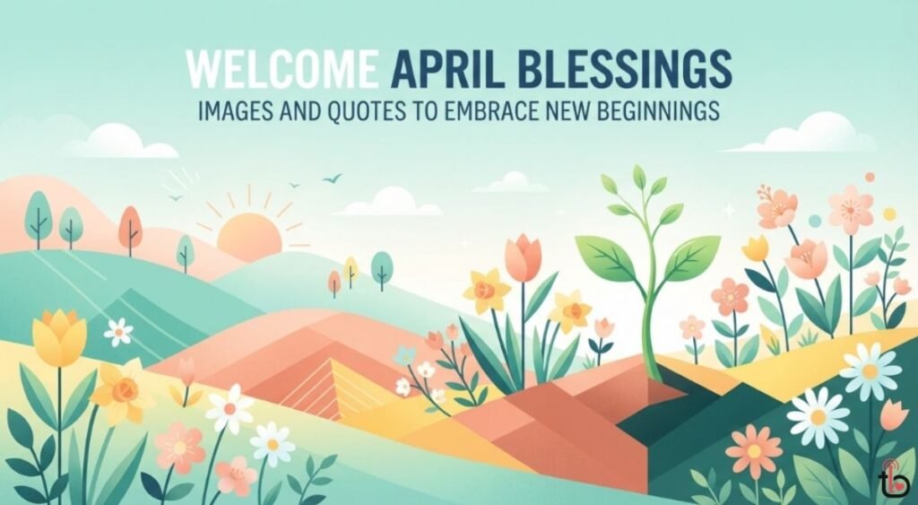 Welcome April Blessings: Images and Quotes to Embrace New Beginnings
