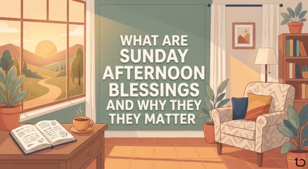 What Are Sunday Afternoon Blessings and Why They Matter