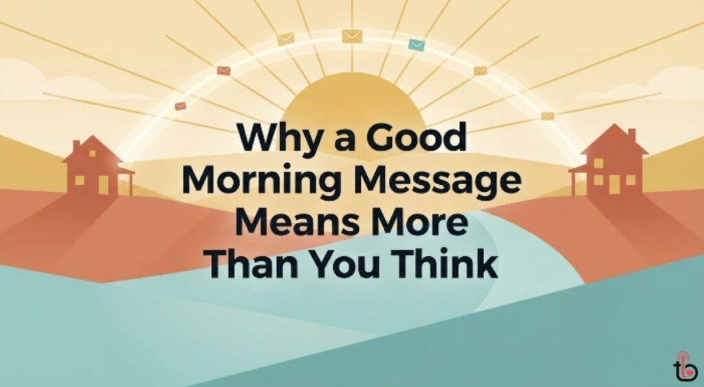 Why a Good Morning Message Means More Than You Think
