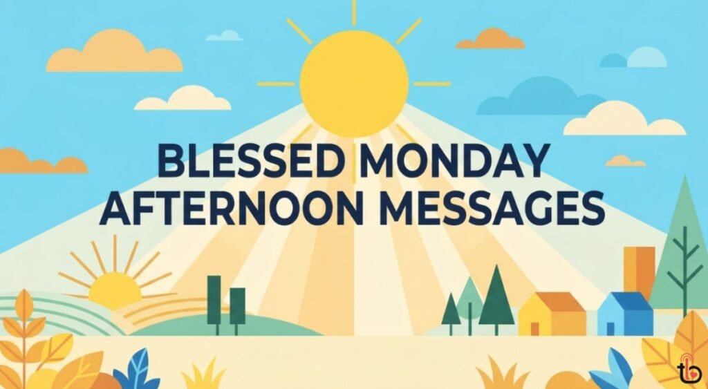 Blessed Monday Afternoon Messages