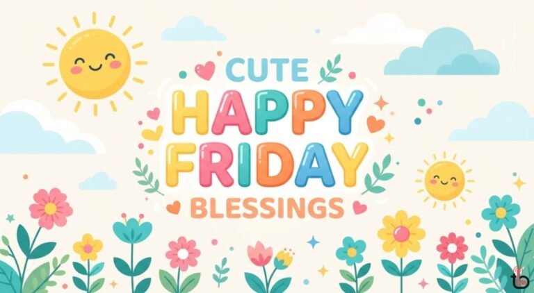 120+ Cute Happy Friday Blessings, Wishes and Prayers to Brighten Your Day Cute Happy Friday Blessings