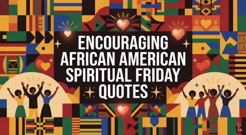 Encouraging African American Spiritual Friday Quotes