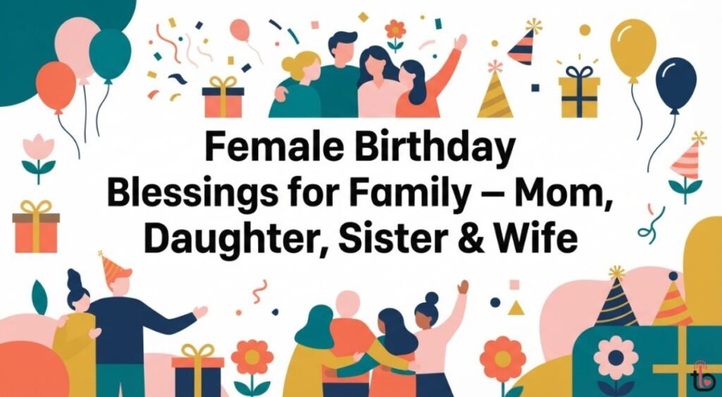 Female Birthday Blessings for Family — Mom, Daughter, Sister & Wife