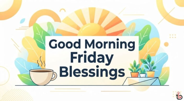100+ Good Morning Friday Blessings: Heartfelt Wishes, Prayers & Images to Start Your Day Good Morning Friday Blessings