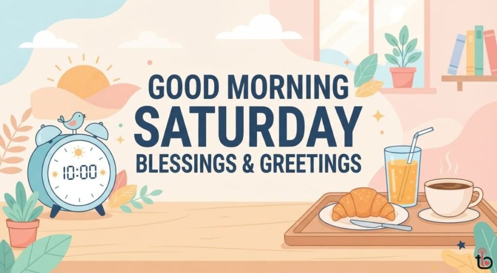 Good Morning Saturday Blessings and Greetings