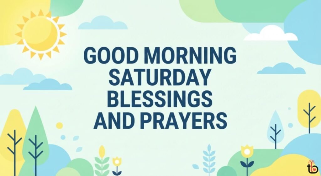 Good Morning Saturday Blessings and Prayers