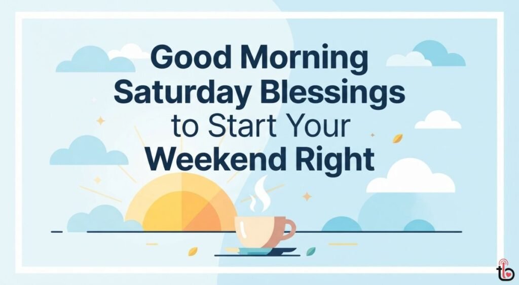 Good Morning Saturday Blessings to Start Your Weekend Right