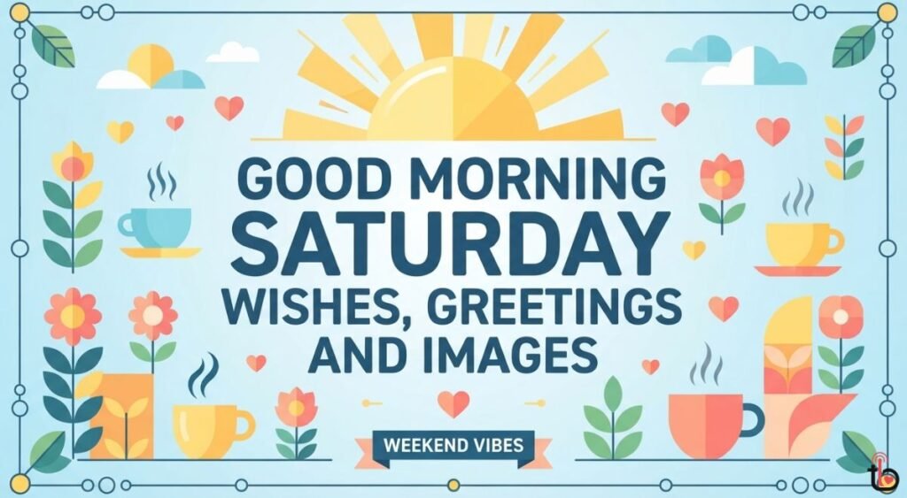 Good Morning Saturday Wishes, Greetings and Images
