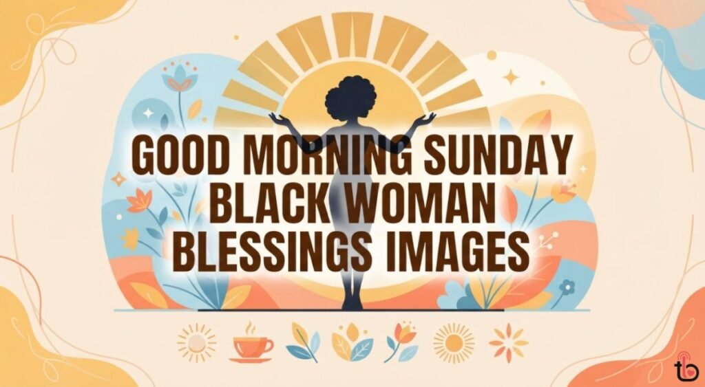 Good Morning Sunday Black Woman Blessings Images