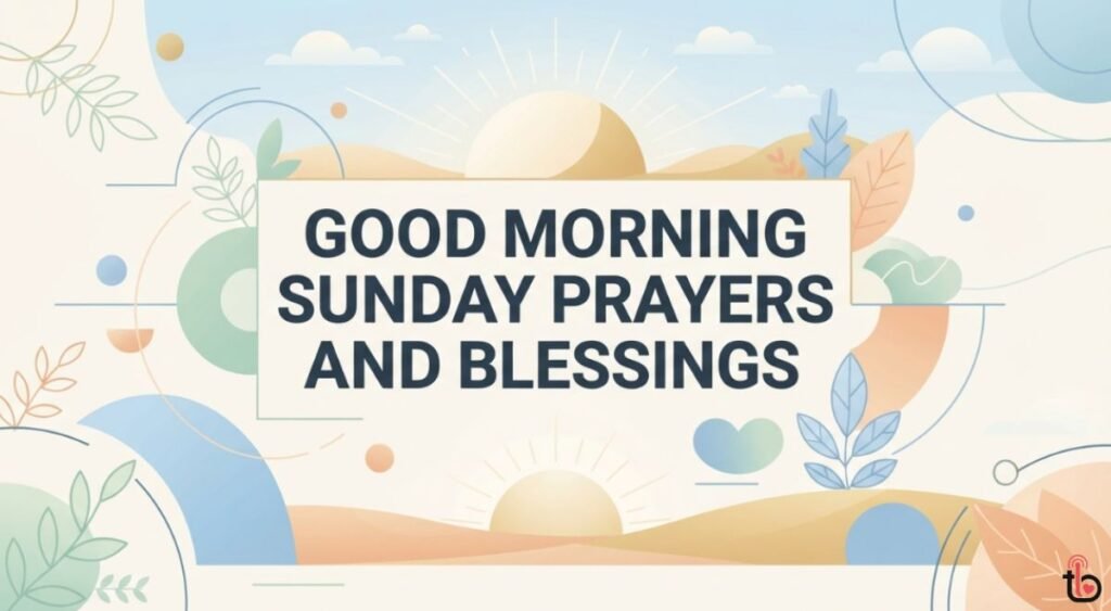 Good Morning Sunday Prayers and Blessings