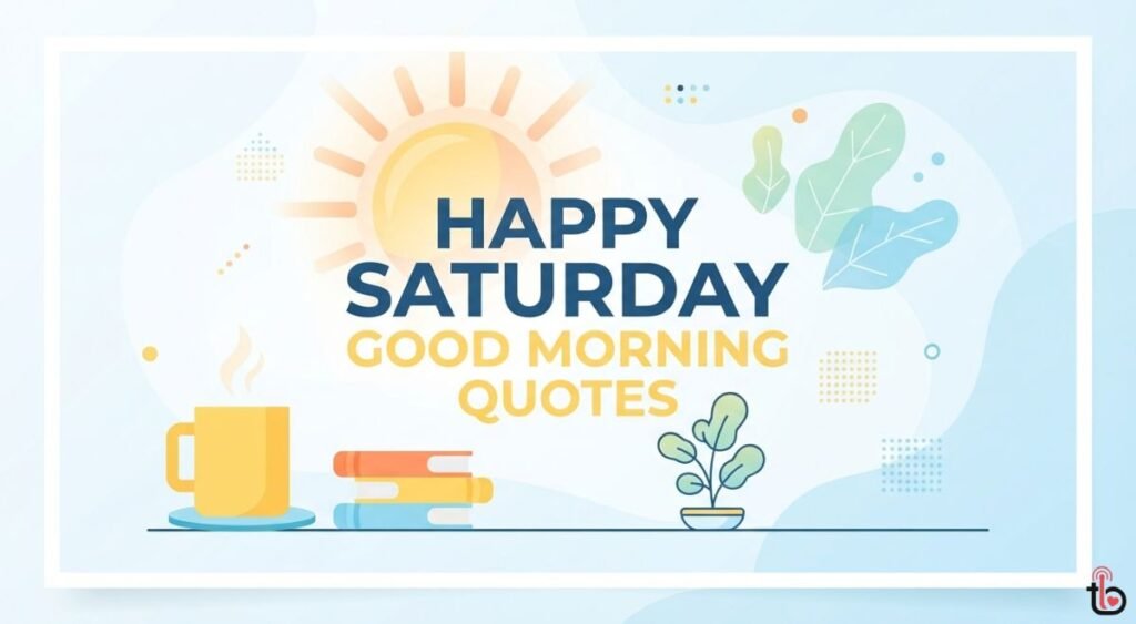 Happy Saturday Good Morning Quotes