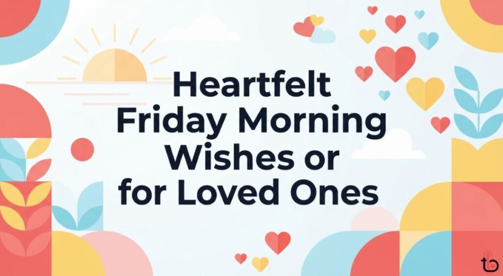 Heartfelt Friday Morning Wishes for Loved Ones