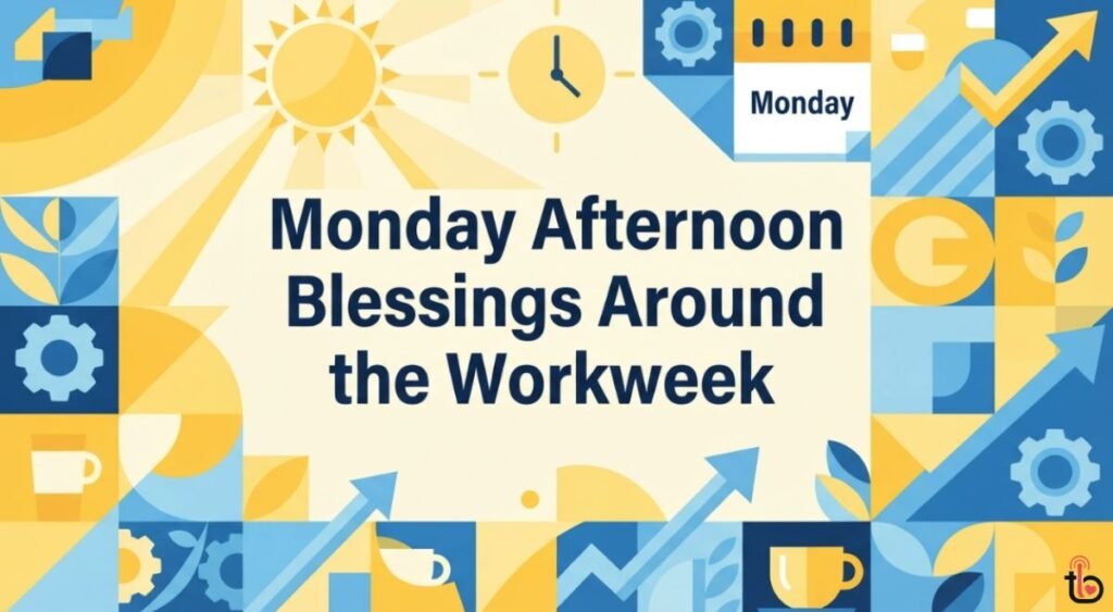 Monday Afternoon Blessings Around the Workweek